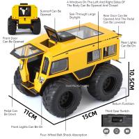 Modelo De Coche Todoterreno Ruso Sherp 1/24 Con Sonido Luz Puertas Abiertas Absorción De Choque Regalo Para Niños Metal No Batería - details 3