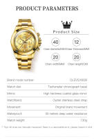 Reloj Mecánico Para Hombre OLEVS 6638 Con Correa De Acero Inoxidable Resistente Al Agua Y Luminoso Estilo De Lujo Fashion - details 10