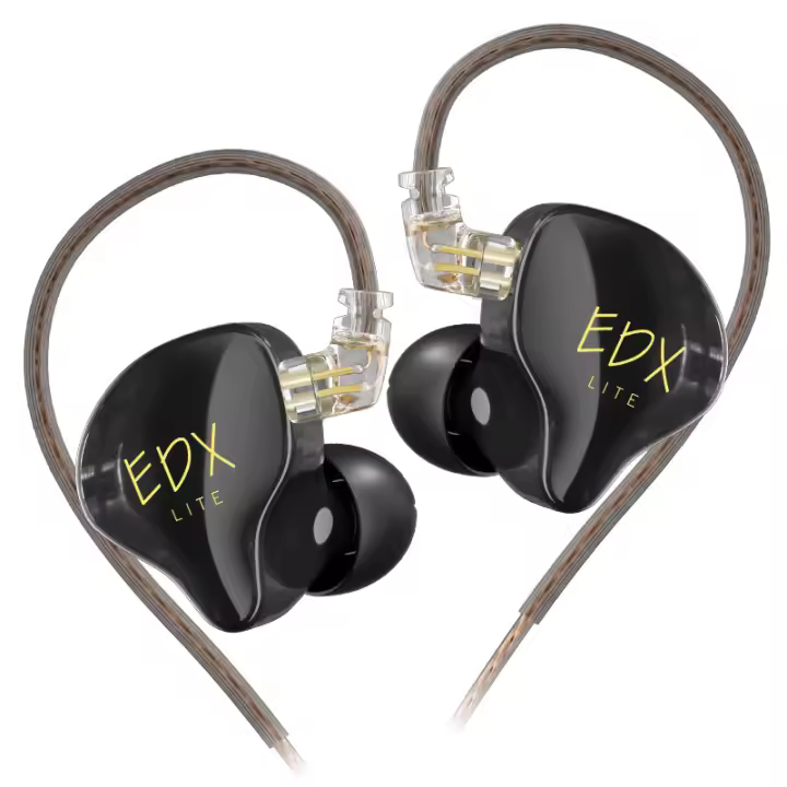 KZ EDX Lite Auriculares HiFi Estéreo Bass in Ear Monitor Para Música Escenario Gaming Deportes Con Microfonelectrónicos - 1