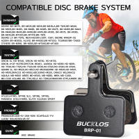 BUCKLOS BRP-01 Frenos De Disco Para Bicicleta Prensa De Resina Semi-Metallica MTB Compatible Con SHIMANO B01S B05S Pares - details 2