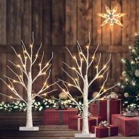 Lámpara De Árbol De Birka Con 24 LEDS Luz Twinkling USB Para Decoración De Exterior Y Dormitorio Luz Nocturna Festiva - details 6