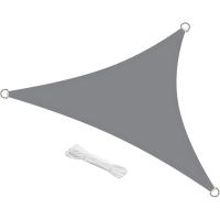 Toldo Vela de Sombra Triangular 3x3x3 Metro PES Impermeable Protección Rayos UV para Patio Exteriores Jardín - details 1