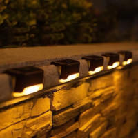 Lámpara Solar LED De Paso Para Exteriores Iluminación De Escaleras Y Paredes Decoración Para Patio Y Valla Pack De 1/4 - details 12