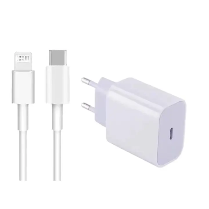 Cargador 20W con Cable lightning Carga Rapida , Adaptador Tipo C, Cargador USB C con Cable de Carga Rápida PD3.0 para iPhone 14pr - 1