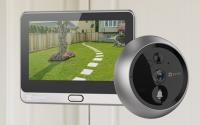 EZVIZ Mirilla digital WiFi con pantalla táctil 4,3", lente HD gran angular 166°, detección PIR con alerta al móvil, audio bidireccional, visión nocturna IR (5 m) y batería recargable. Seguridad Inteligente en Casa - details 0