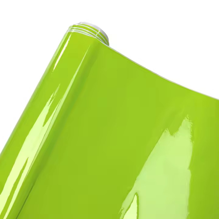 Pegatinas De Coche Brillantes Vinilo Impermeable Adhesivo Naranja Limón Para Cubrir Película De Decales Accesorios Para Motocicleta Y Automóvil - 1