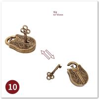 Juego De Rompecabezas Mágico De Metal Clásico IQ Juguete Estimulante Para Cerebro Desafío Inteligente Regalo Divertido Para Niños Y Adultos - details 9
