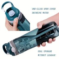 Botella Deportiva De 750ml Con Tapa De Agua Y Conveniente Taza BPA-Free Y Segura Para La Hidratación En El Vía Crucis Ideal Para Camping Y Senderismo - details 2