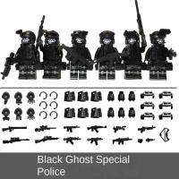 Bloques De Construcción Militar Con Camuflaje Fantasma Figuras De Fuerzas Especiales Juguetes Para Niños Regalos De Cumpleaños - details 0