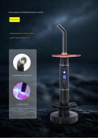 Lámpara Dental Inalámbrica LED Azul Máquina de Curado con Tiempo de Trabajo Ajustable Herramientas Dentales para Irrigación Oral Seguro para Batería - details 2