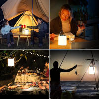 Lámpara De Camping LED Recargable Con Batería Integrada LT061 Para BBQ Y Tiendas Al Aire Libre Fuente De Energía Emergencia Y Candelabro Portátil Material ABS Duración De Iluminación 8h - details 0