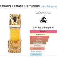 Perfume arabe unisex  Atheeri Lattafa 100ml,Fraganica femenina y masculina floral, dulce, exclusivo ,duradero, Perfume de mujer y de hombre oriental ,lujoso NOVEDAD - details 0