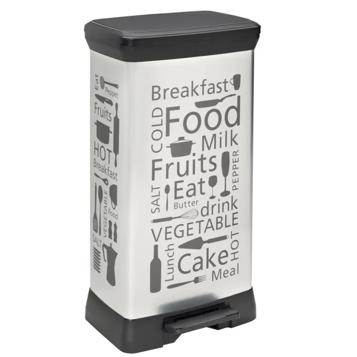 Keter Curver Cubo de Basura Cocina IML Metalizado 50L - 1