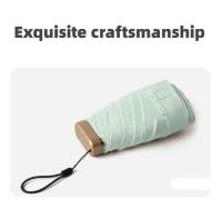Mini Folding Vinyl Pocket Umbrella, UV Protection, Parasol, Parasol Capsule - details 0