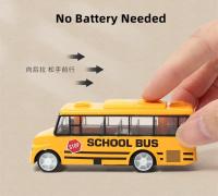 Juego De 4 Piezas Coches Pequeños De Aleación Para Niños Coches Miniatura Estilo Policia Escuela Taxi Durable Regalos Para Niños - details 5