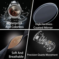 Reloj De Pulsera Para Hombre Marca Top Lujo Negocios Impermeable Reloj De Cuarzo Con Correa De Cuero Estilo Casual Y Moda Reloj De Manos Handsome 2025 Nuevo - details 9