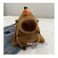 Mochila De Peluche Capybara Kawaii Moda Muñeco De Peluche Bolsa Infantil Mochila De Hombro Mini Bolsa Regalos Para Novia - details 8