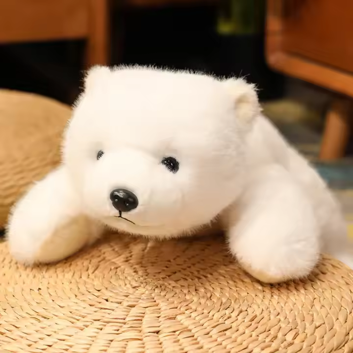 Cojín De Peluche Suave Y Cómodo De Oso Polar Oso Gris Oso Panda Para Decorar La Habitación Estilo Kawaii Animal De Peluche - 1