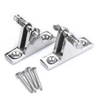 (2 PC) Accesorios De Bimini Para Barco Material De Acero Inoxidable 316 Herramientas Marinas Para Cubierta Montaje En Hinge Yate - details 2