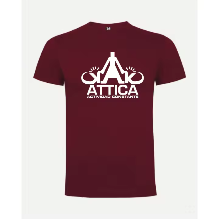 Camiseta roly hombre discoteca attica ruta del bacalao en impresión dtf de máxima calidad y durabilidad - 1