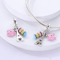 Encantos De Cocodrilo Plateado En Plata Con Dibujo Colorido Encantos Colgantes Para Pulseras Y Collares Joyería DIY - details 135