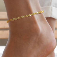 Pulsera De Tela De Acero Inoxidable Elegante Y Sencilla Para Mujer Diseño De Cadena Moda Joyería Regalo Ideal Para Fiestas - details 1