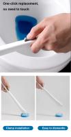 Cepillo De Inodoro Desechable Con Manija Larga Cepillo De Limpieza Para Baño Con Cabeza De Reemplazo Accesorios De Baño Ecológicos - details 2