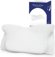 Pack de 1-2Uds Almohada de espuma viscoelástica de contorno cervical Feagar 63cmx(6.5cm o 13cm), para dolor/soporte ergonómico de cuello - details 7
