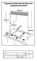 Encimera de gas SAUBER SECGB05 3 zonas coccion ancho 60 cm (Gas Butano) - details 2