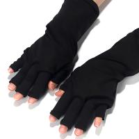 Guantes Antirradiación UV Profesionales Para Manicuras Protección Para Manos Arte De Uñas Guantes Fingerless Elásticos Para Uso Doméstico Y Externo - details 5