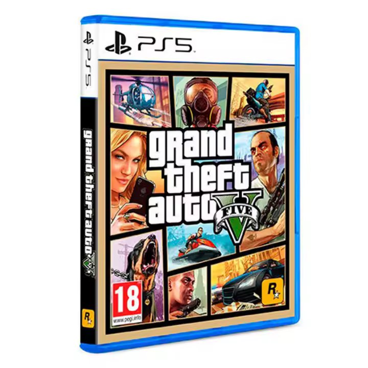Grand Theft Auto V PS5 - Nuevo a Estrenar - Pal España - Playstation 5 - Mundo Abierto - Rockstar Games - Take 2 - TOP VENTAS - 1