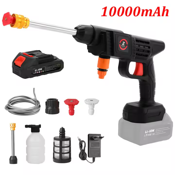 50BAR 200W Lavadora de agua de arma de agua de arma de arma de lavadora a alta presión - 1