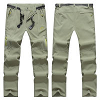 Pantalones Casuales Para Hombre XL-5XL Ligeros Y Secado Rápido Pantalones De Verano Para Senderismo Y Camping Estilo Deportivo Con Bolsillos Cintura Media Talla Ajustable - details 3