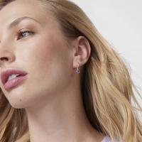 Pendientes de Plata de Primera Ley para Mujer with Motivo de Oso, Cierres Criolla, Elegante y Diferentes, Colección Cool Color - details 3
