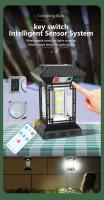 Lámpara De Camping LED Con Sensor De Movimiento Y Recarga Solar Portátil Para Tienda De Montarías Y Senderismo 3 Velocidades De Ahorro De Energía - details 3