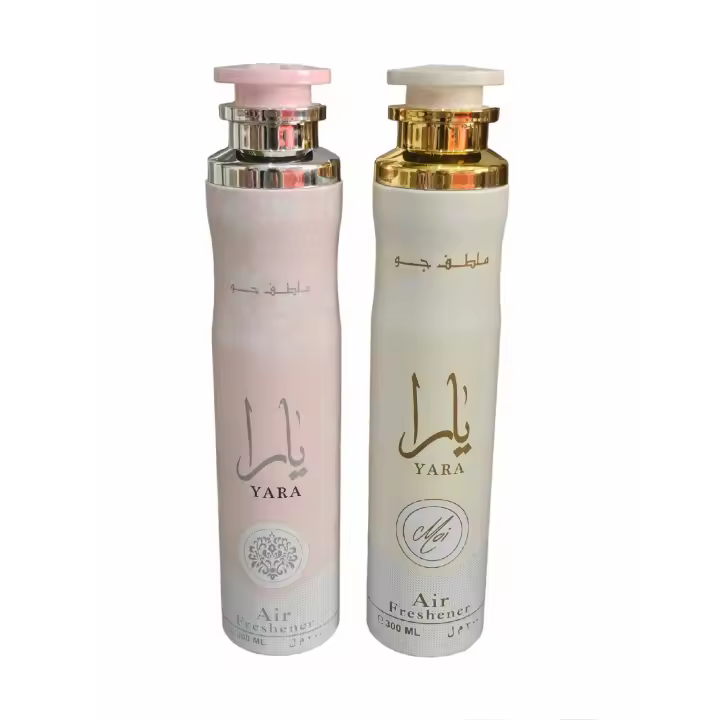 Lattafa PACK DE 2 AMBIENTADORES - Yara Rosa y Yara Moi - 300ml X 2 Unidades - 1