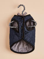 Chaqueta De Invierno Para Perro Acolchada Y Impermeable Con Cuello Alto Ropa De Invierno Para Perro Abrazadera De Nieve Traje Navideño Para Mascotas - details 9