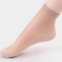 10Pares De Calcetines Para Mujer Transpirables Y De Sensación Fría Durable Y Antideslizantes Para El Verano Y Otoño Color Sólido Delgados Y Silky - details 5