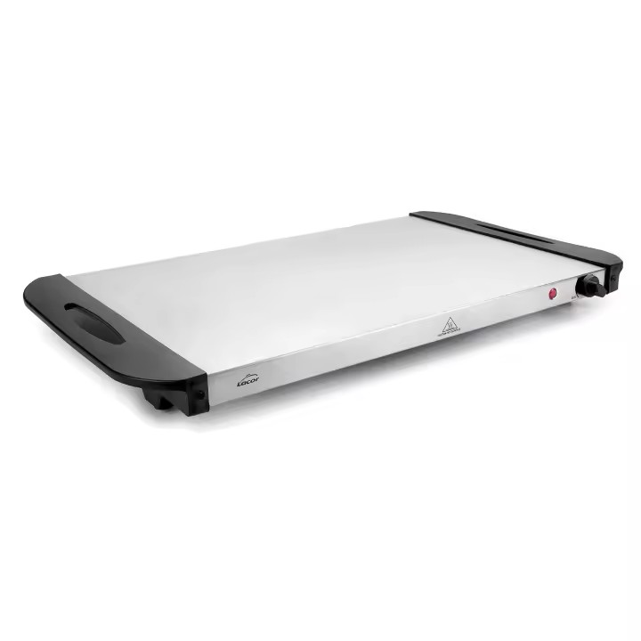 PLACA CALENTAMIENTO ELECTR. INOX GRANDE - 1