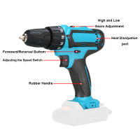 Taladro Inalámbrico Recargable Mini Herramienta Eléctrica Para Bricolaje En Casa Sin Carga Ni Batería DIZAINLIFE - details 1