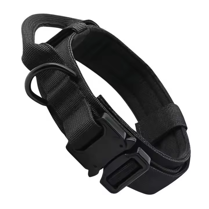 Collar perrosCollar de Perro Collar de Perro táctico Collar de Perro pesado Correa Mágica with nombre K9 Collar de Perro Militar duradero - 1
