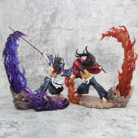 Figura De Anime Demon Slayergk 23cm Luz Destacada Tsugikuni Yoriichi Y Kokushibo Batalla Furiosa Estatua Decorativa Para Escritorio Regalo Para Fans - details 8