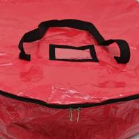 Bolsa De Almacenamiento Para Ropa Con Diseño De Navidad Y Coronas De Navidad Impermeable Y a Prueba De Polvo Organizador De Hogar Con Manija Y Cierre De Cremallera - details 3