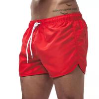 Shorts De Natación Para Hombres Quick Dry Con Cinturón Ajustable Y Bolsillos Conjunto De Baño Transpirable Para Surf Y Playa Verano - details 2