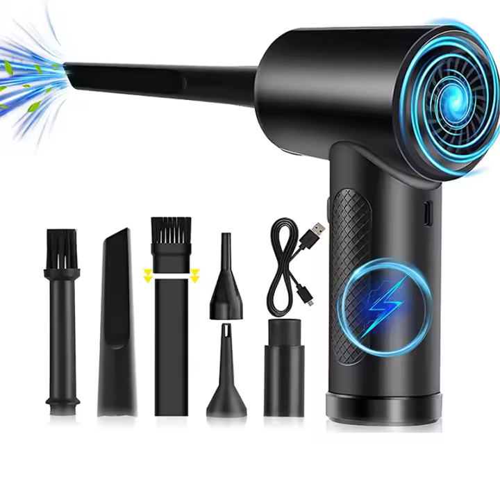 Aeroderrotero Inalámbrico Ajustable 51000RPM Limpiadora De Polvo Para PC Cámara Y Otros Artículos Electrónicos Herramienta De Limpieza Manuales - 1