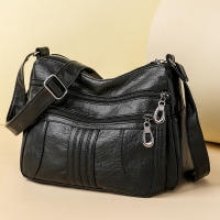 Bolso De Hombro Para Mujer De Cuero Sólido De Alta Calidad Bolso Cruzado De Lujo 2024 Bolso De Mano Casual De Diseñador Bolsos De Tope - details 23