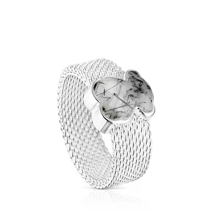 Anillo de Oso de Plata esterlina S925, Moda de lujo Ligera para Damas, anillo de Dedo de estilo Moderno y versátil, Diseño simple - 1