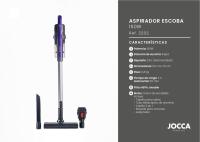 Aspirador Jocca, tipo escoba y de mano, sin cables, con alta potencia de succión, Filtro HEPA, sistema de filtración multietapa, motor de escobillas, 2 velocidades y 150W de potencia - details 2