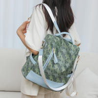 Mochila Elegante Para Mujer De PU Cuero Ligero Y Antirrobo Con Estampado Floral Estilo Casual Para La Escuela Y La Juventud - details 16