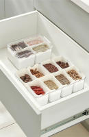 Caja De Almacenamiento Para Condimentos 8 En 1 Juego De Botellas De Especias Organizador De Cocina Contenedor Moderno De Acrílico - details 12